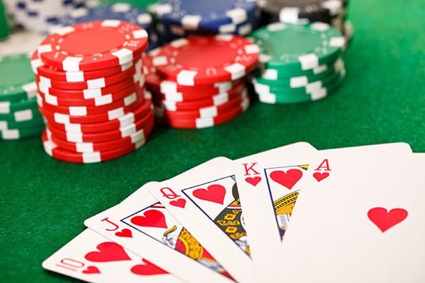 لعبة 5 Card draw poker